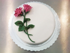 TWO ROSES CAKE