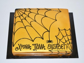 HALLOWEEN SPIDER WEB CAKE